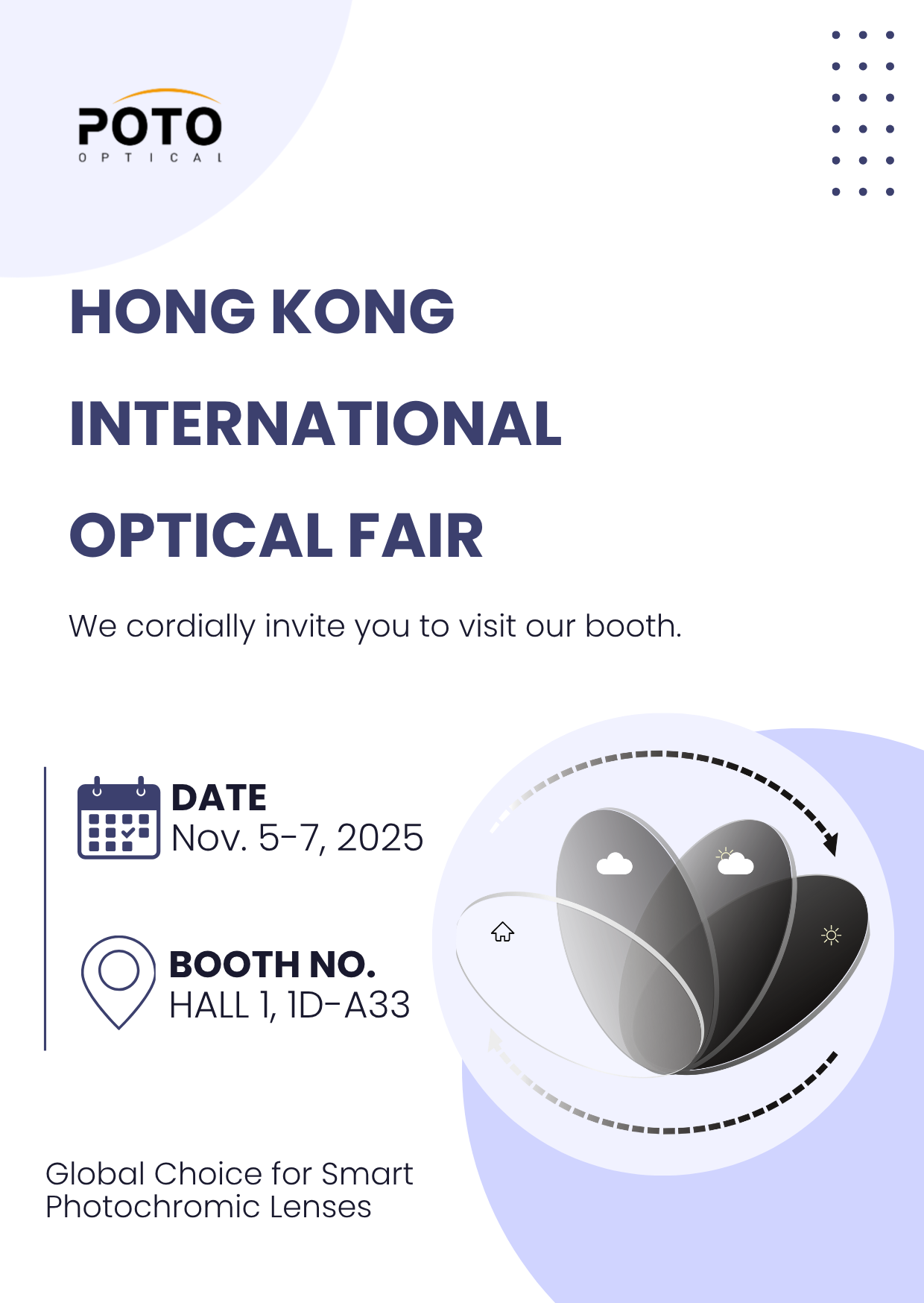 Sincere Invitation | We Look Forward to Meeting You at the 2025 Hong Kong International Optical Fair